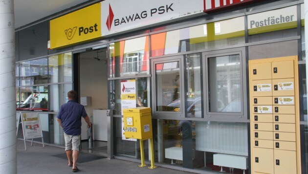 Das Postamt in Hart bei Graz soll bald geschlossen werden. (Bild: Christian Jauschowetz)