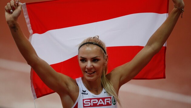 Ivona Dadic holte im Vorjahr EM-Silber im Siebenkampf. (Bild: AP/D.Vojinovic)
