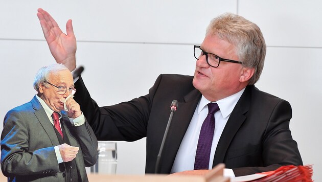 Klaus Luger verurteilt Josef Ackerls (l.) Wut-Postings und fordert eine Entschuldigung. (Bild: Harald Dostal, Markus Wenzel)