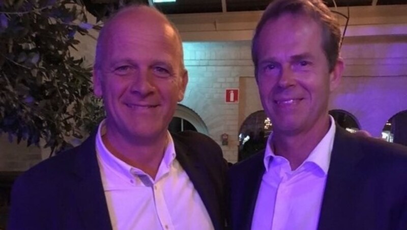 Herwig Straka (li.) und Stefan Edberg (Bild: Peter Moizi)