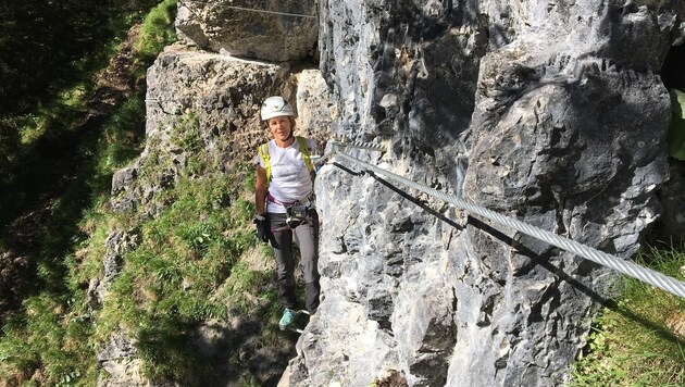Klettersteige sind "in". Aber auch auf vermeintlich einfachen Touren ist richtige Technik gefragt. (Bild: Bergrettung Tirol)