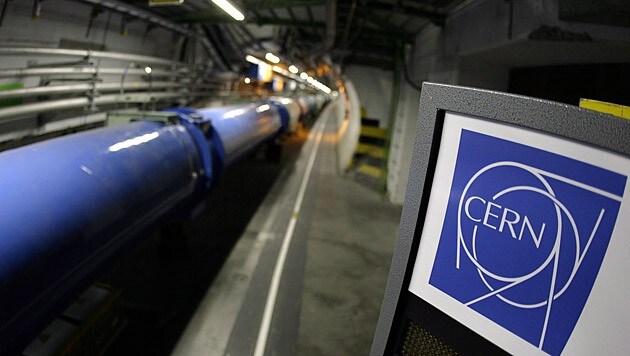 Der Teilchenbeschleuniger Large Hadron Collider am CERN (Bild: EPA)