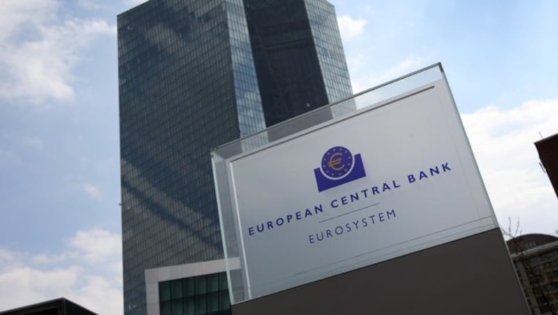 In Frankfurt am Main ist auch der Sitz der Europäischen Zentralbank. (Bild: AFP)