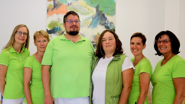 Das Team des Hausarztzentrums Birkfeld, das im Oktober loslegen will (Bild: Adomeit)