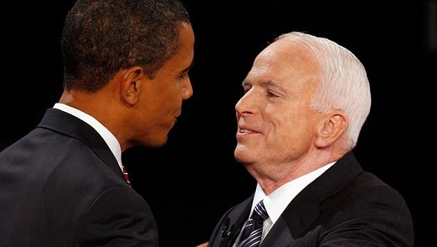 Barack Obama und John McCain (Bild: AP)