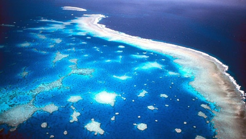 Luftaufnahme eines Teils des Great Barrier Reef (Bild: Great Barrier Reef Marine Park Authority)