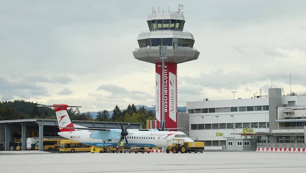 Der Flughafen Klagenfurt. (Bild: Evelyn Hronek)