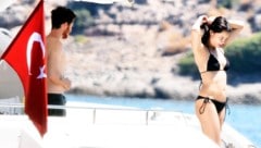 Adriana Lima und Metin Hara in Bodrum (Bild: www.PPS.at)