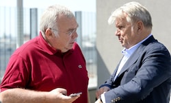 Freundschaft 2015: Ex-Bundeskanzler Gusenbauer und Strabag-Patriarch Haselsteiner