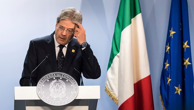 Italiens Regierungschef Paolo Gentiloni (Bild: Associated Press)