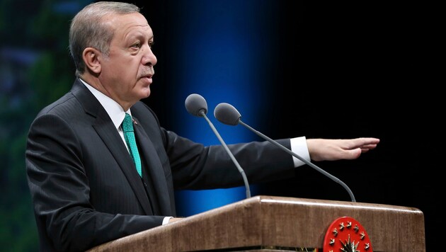Der türkische Präsident Recep Tayyip Erdogan (Bild: ASSOCIATED PRESS)