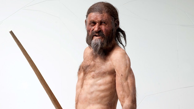 So könnte "Ötzi" ausgesehen haben. (Bild: Südtiroler Archäologiemuseum/Ochsenreiter)