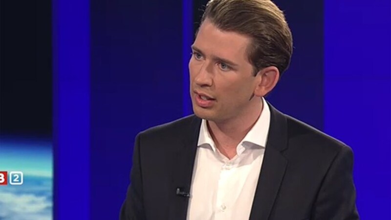 ÖVP-Chef Sebastian Kurz in der "ZiB 2" (Bild: tvthek.orf.at)