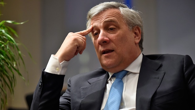 Außenminister Antonio Tajani hat eine Debatte über neue Einbürgerungsregeln in Italien ausgelöst. (Bild: AFP)