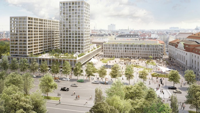 So sollte der Heumarkt nach der Umgestaltung ursprünglich aussehen – mittlerweile wurde das ...