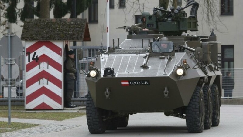 Ein Pandur-Radpanzer des österreichischen Bundesheeres (Bild: APA/BMLVS/Wolfgang Grebien)