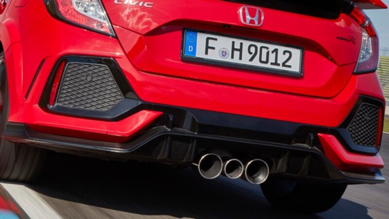 Der Auspuff macht die Musik. (Bild: Honda)