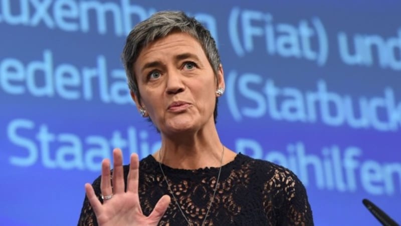 EU-Wettbewerbskommissarin Margrethe Vestager (Bild: APA/AFP/Emmanuel Dunand)