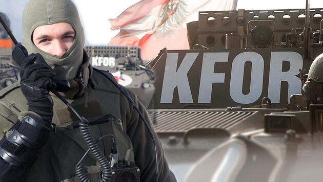 Ein Bundesheer-Soldat im Rahmen der KFOR-Mission (Bild: Christoph Matzl)