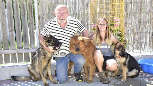 Engagierte Tierschützer: Johann Nagl und Kristina Berger (Bild: Ricardo Heintz)