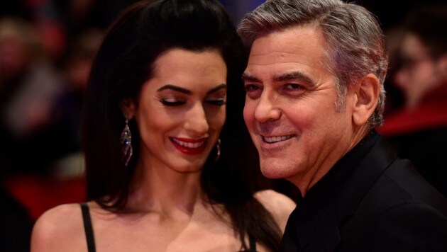 Amal und George Clooney (Bild: AFP)