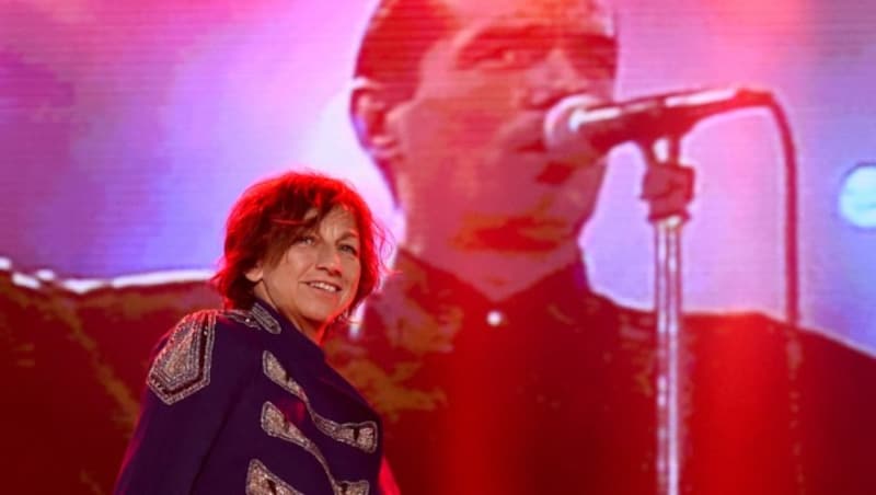 Gianna Nannini sang "Junge Römer" auf Italienisch. (Bild: APA/HERBERT P. OCZERET)