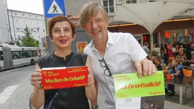 Intendantin Angela Glechner und Regisseur Hubert Lepka (Bild: Markus Tschepp)