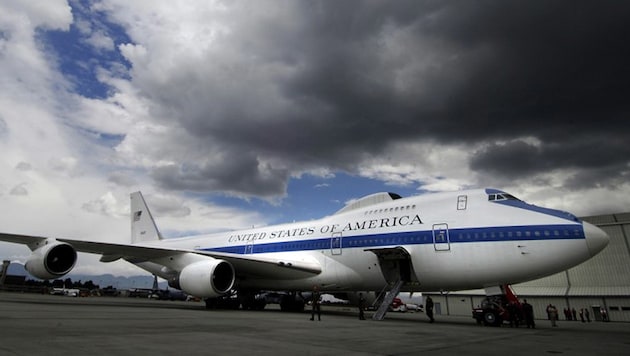 Eine der "Doomsday"-Maschinen vom Typ Boeing 747 E-4B (Bild: US Air Force/Tech. Sgt. Jerry Morrison)