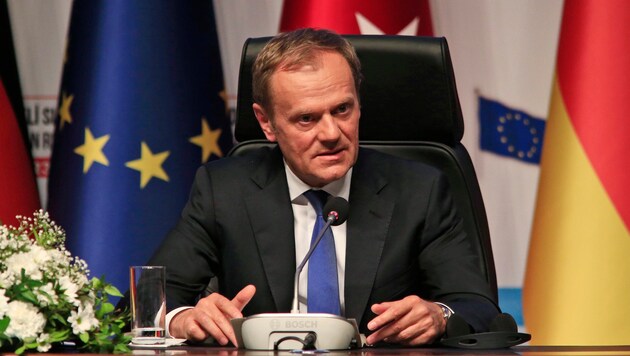 EU-Ratspräsident Donald Tusk (Bild: Associated Press)