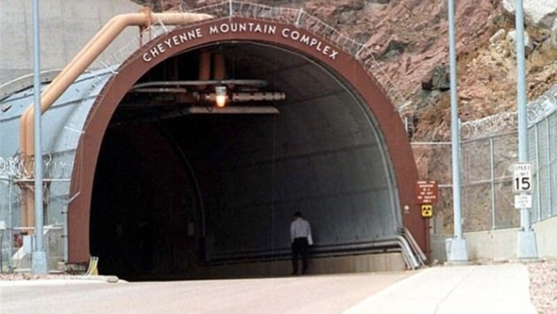 Eine Bunkeranlage im Cheyenne Mountain in der Nähe von Colorado Springs (Bild: AFP)