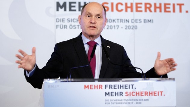 Innenminister Wolfgang Sobotka (ÖVP) (Bild: APA/Georg Hochmuth)