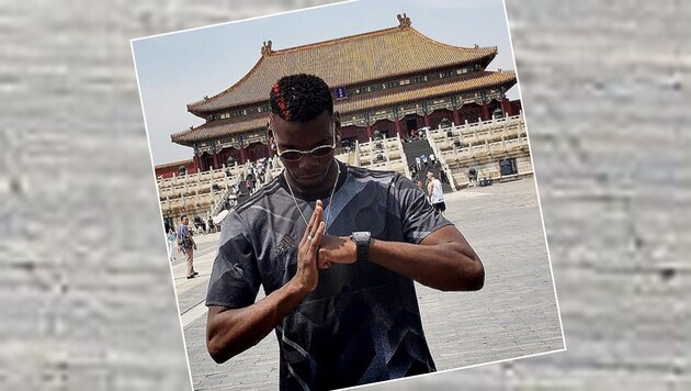 ManU-Star Paul Pogba holt sich in China Kraft für die nächste Saison. (Bild: Instagram)