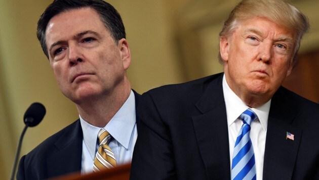 Ex-FBI-Chef James Comey, US-Präsident Donald Trump (Bild: Nicholas Kamm/AFP, AP/Evan Vucci)