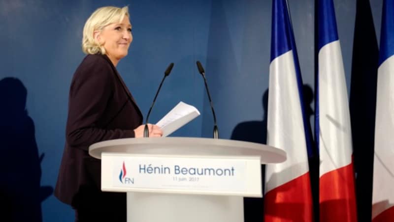 Front-National-Chefin Marine Le Pen (Bild: AP)