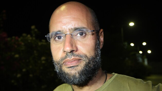 Eine Aufnahme von Saif al-Islam aus dem Jahr 2011 (Bild: AFP)