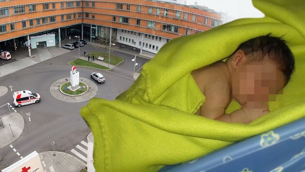 Die kleine Alessia starb im Linzer Krankenhaus. (Bild: Werner Kerschbaummayr/foto-kerschi.at, Privat)