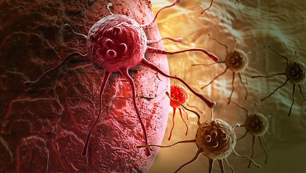 Illustration von Krebszellen (Bild: thinkstockphotos.de)