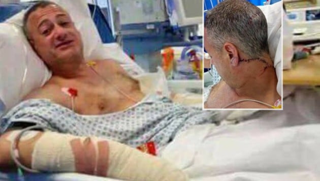Er ist "Der Löwe von der London Bridge": Roy Larner liegt nach der Terrorattacke im Krankenhaus. (Bild: facebook.com)