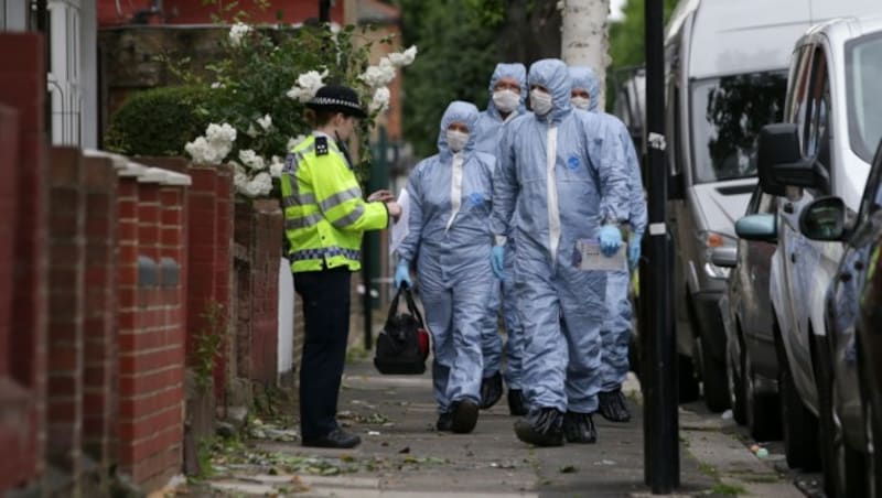 Ein Haus im Osten Londons wurde ebenfalls durchsucht. (Bild: AFP)