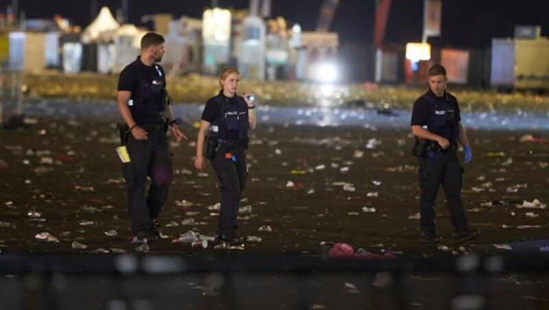 Die Polizei hatte das Gelände gründlich abgesucht. (Bild: AP)