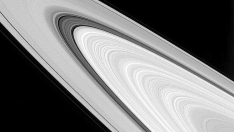 Ein Blick auf die gewaltigen Ringe des Saturn (Bild: NASA/JPL-Caltech/Space Science Institute)