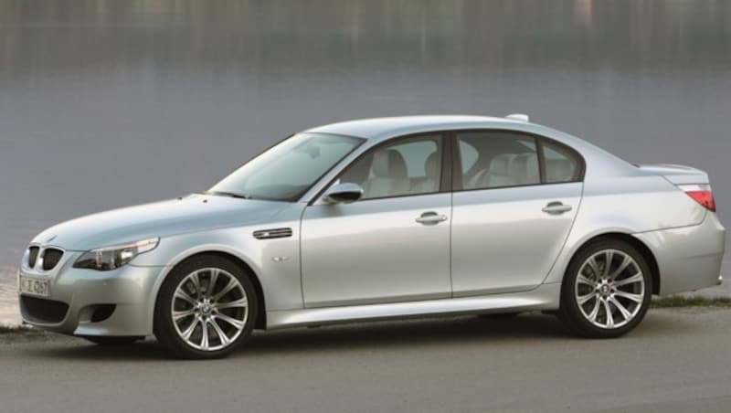 Im E60-M5 arbeitete ein V10-Sauger. (Bild: BMW)