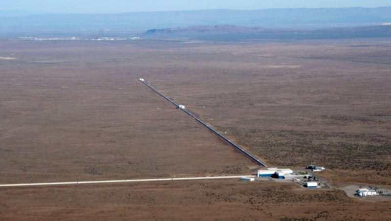 Das Gravitationswellen-Observatorium LIGO in Hanford... (Bild: Caltech/MIT/LIGO Laboratory)