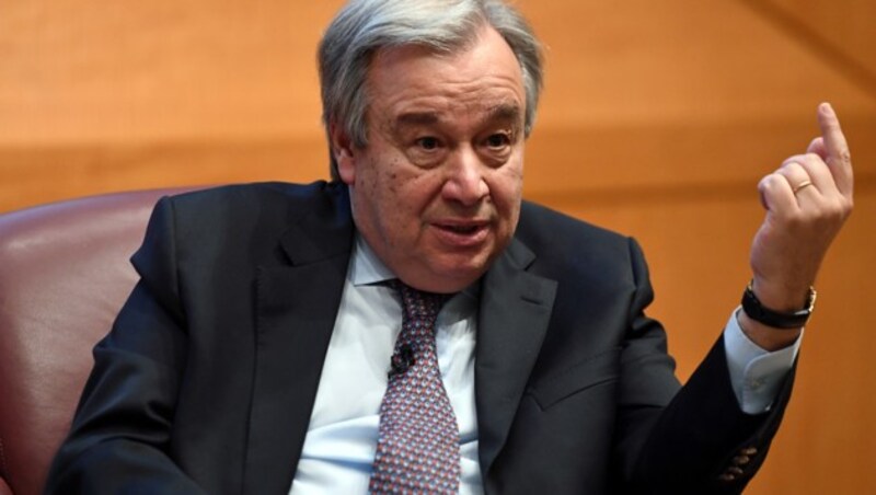 UNO-Chef Guterres (Bild: JEWEL SAMAD/AFP)