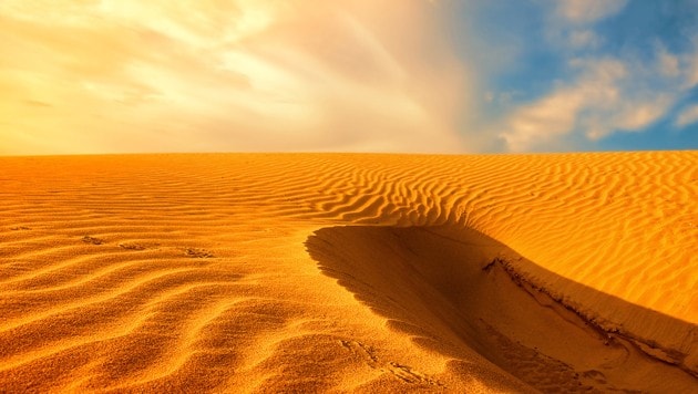 Sonnenkollektoren und Wüstenstaat: Eine wunderbare Verbindung? (Bild: thinkstockphotos.de (Symbolbild))