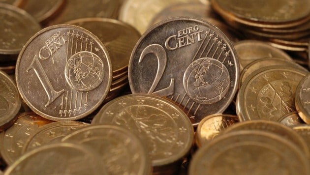 Cent-Münzen, Symbolbild (Bild: dpa/Boris Roessler)