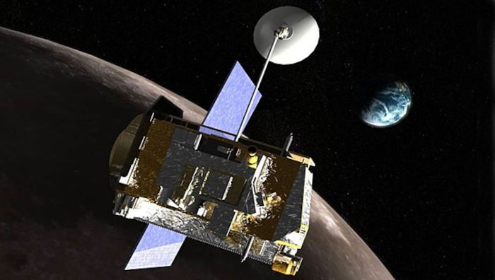 Künstlerische Darstellung des „Lunar Reconnaissance Orbiter“