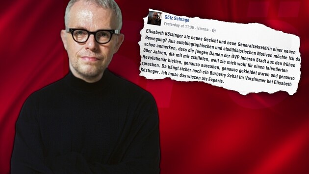 Mit diesem Facebook-Posting sorgte Götz Schrage für einen Sexismus-Skandal. (Bild: SPÖ, Facebook.com, thinkstockphotos.de)