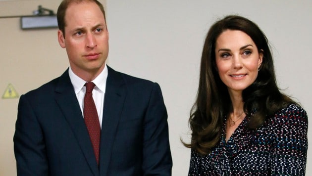 Prinz William und seine Kate (Bild: AFP)