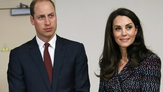 Prinz William und seine Kate (Bild: AFP)